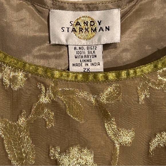 NWT Sandy Starkman Women's Tank Silk Size Top 2X - Picture 4 of 7